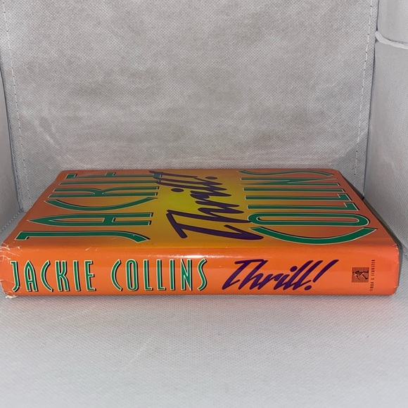 Jackie Collins Hard Back Book Thrill 1998 - Picture 3 of 3